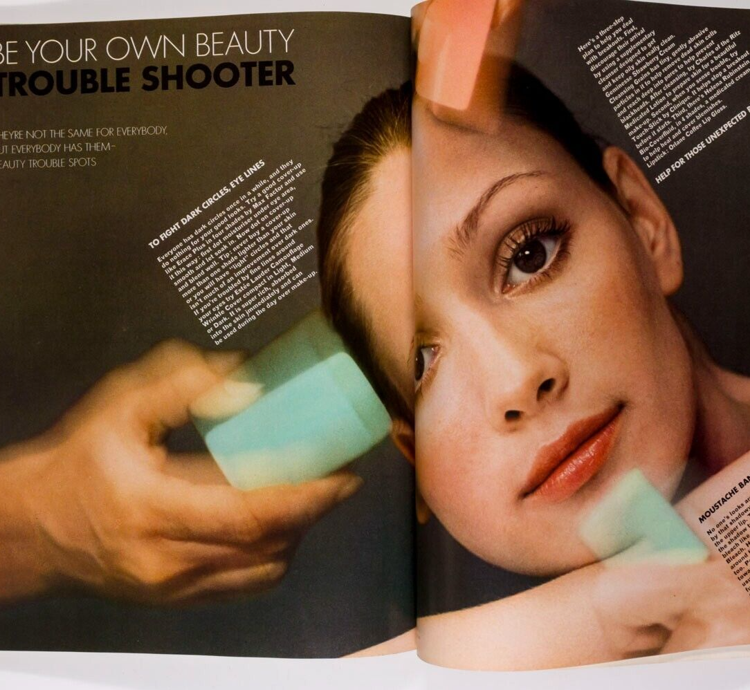 Norman Parkinson PETER SELLERS Clio Goldsmith VOGUE BEAUTY magazine PATRICK HUNT