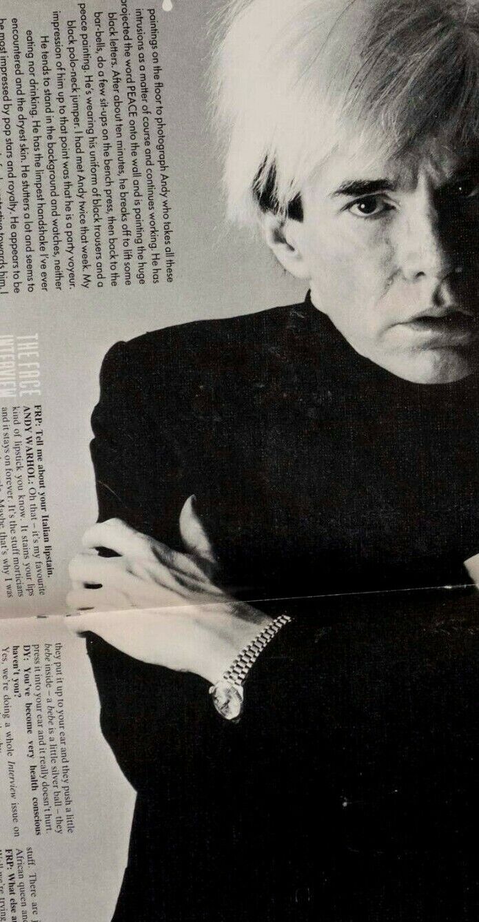 BUFFALO BOY Ray Petri ANDY WARHOL Nick Kamen PATSY KENSIT CdG The Face magazine