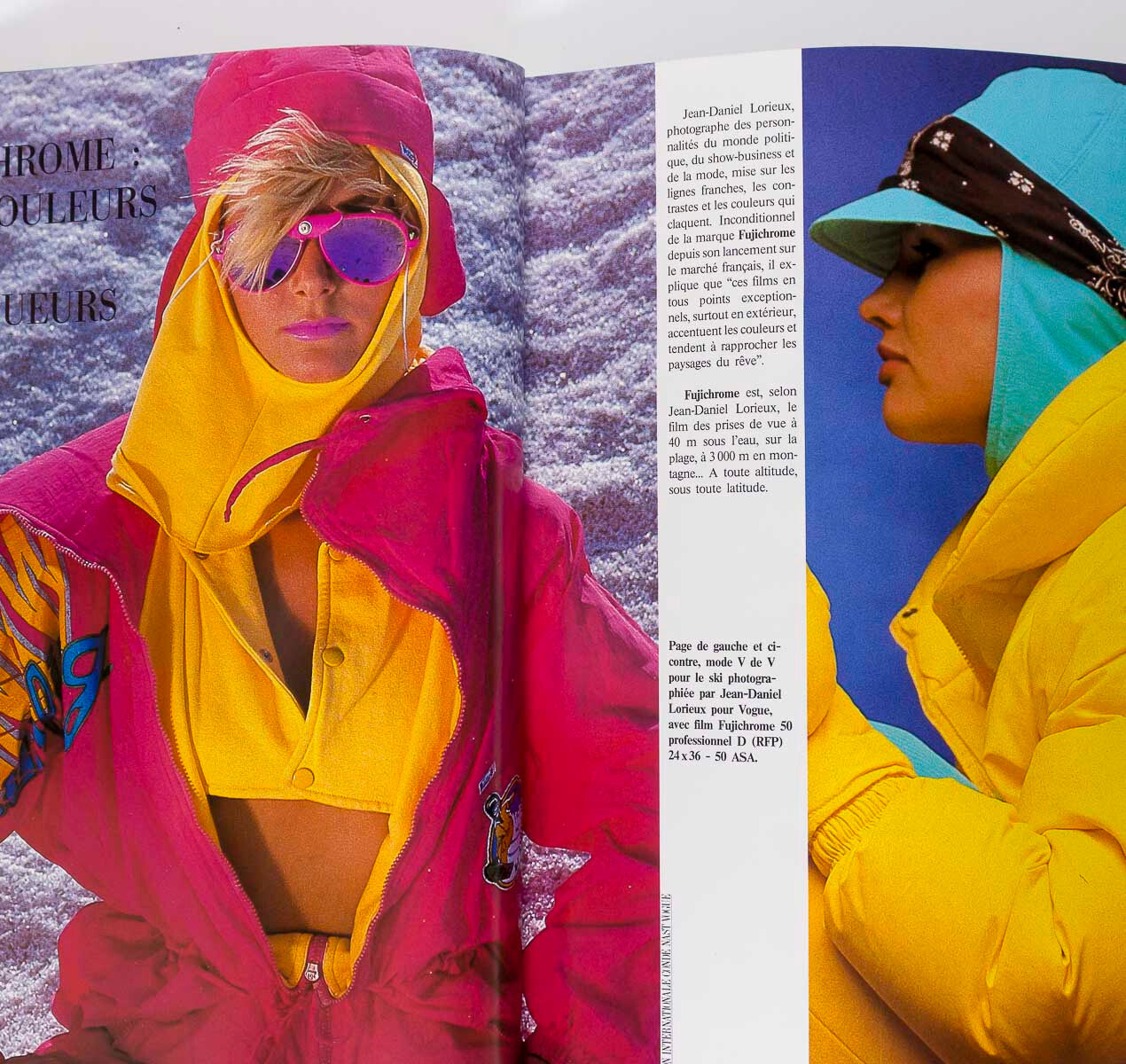 LINDA EVANGELISTA Yasmin Le Bon CHRISTY TURLINGTON Paris Vogue April 1988 Bijoux
