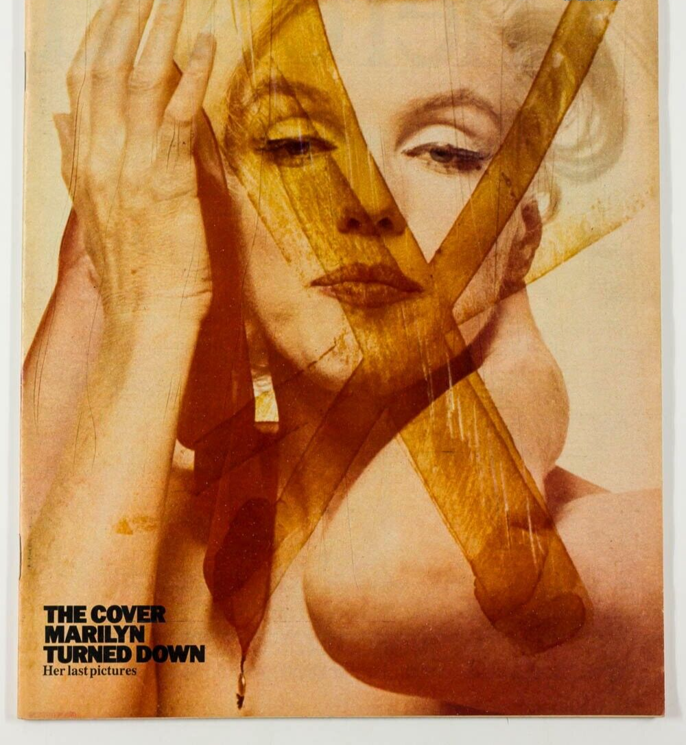 MARILYN MONROE's last photo's BERT STERN Allan Wells THE SUNDAY TIMES magazine
