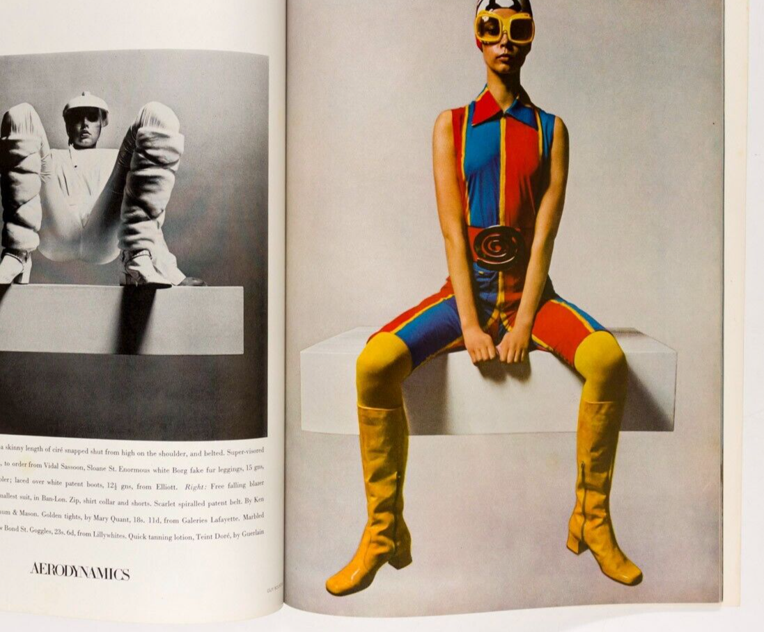 MAUDIE JAMES Guy Bourdin PATTIE BOYD  Vogue April 15th 1969  LINDA THORSON Rolex