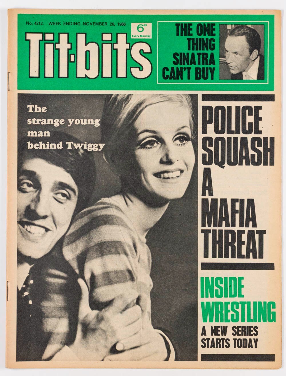TWIGGY Justin De Villeneuve SHIRLEY ANNE FIELD Titbits magazine COPPOLA Mafia UK