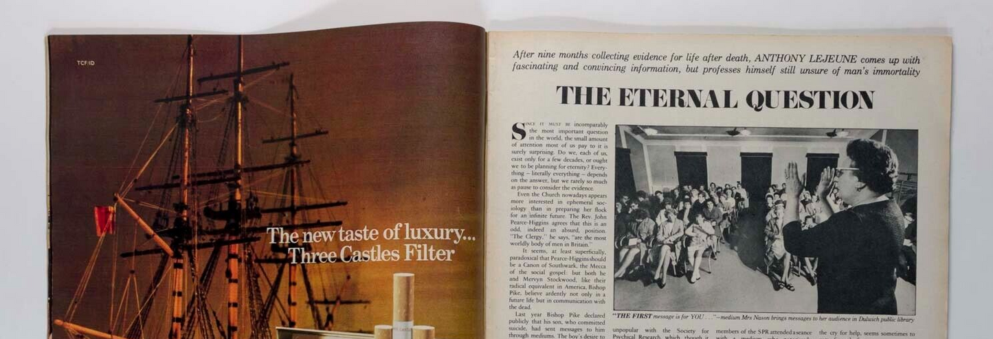 Veruschka JAGUAR XJ6 Jack Webber TELEGRAPH magazine September 1968 Mediums AVON