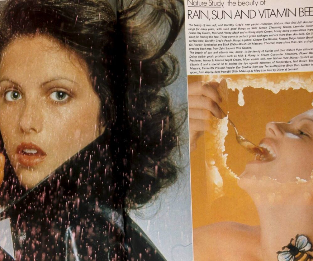 Zandra Rhodes NORMAN PARKINSON Apollonia BILL GIBB Wallis Franken MEN vtg VOGUE