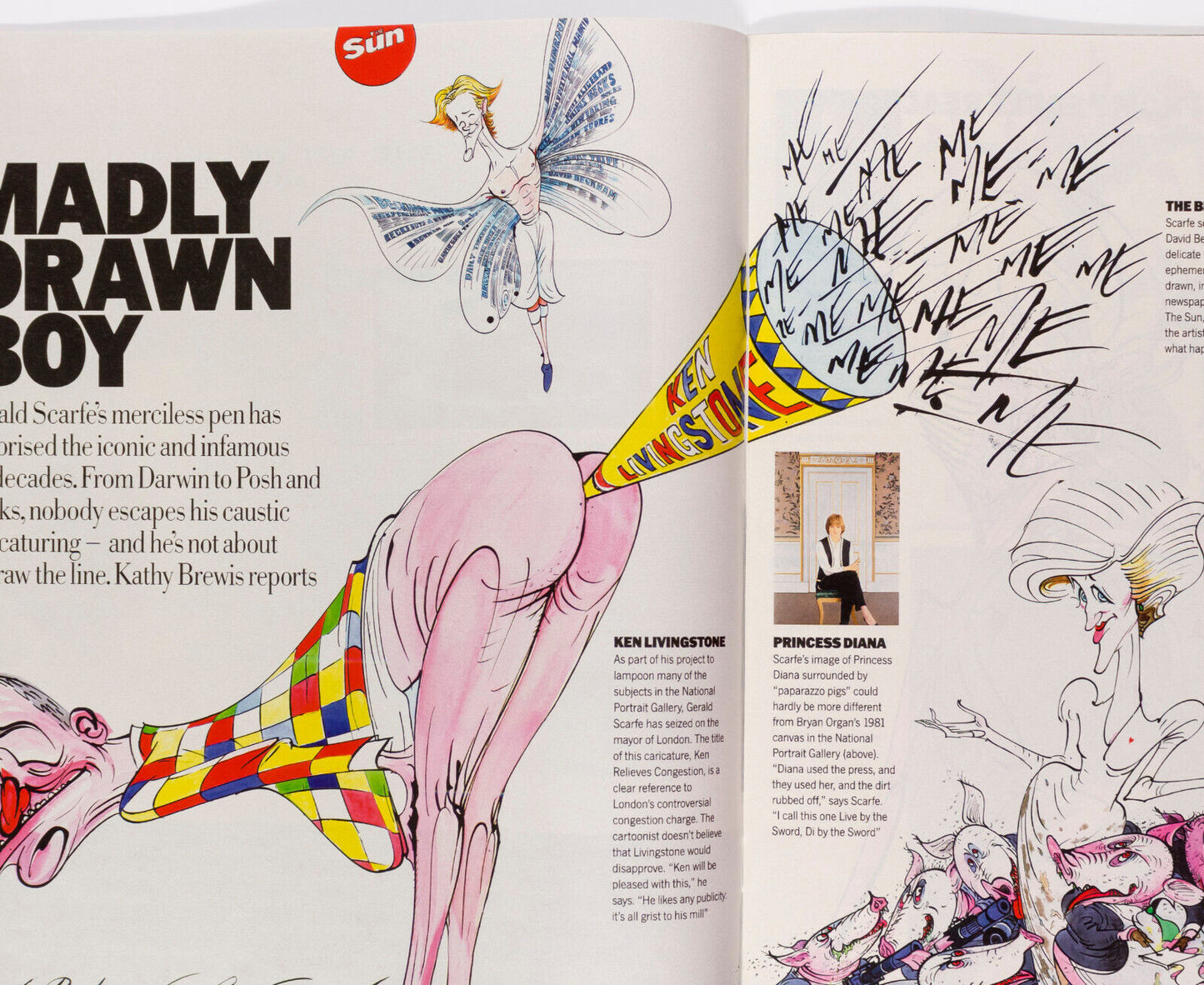 Diane Arbus JAMES IVORY Gerald Scarfe SKIN SKUNK ANANSIE ~ Sunday Times magazine