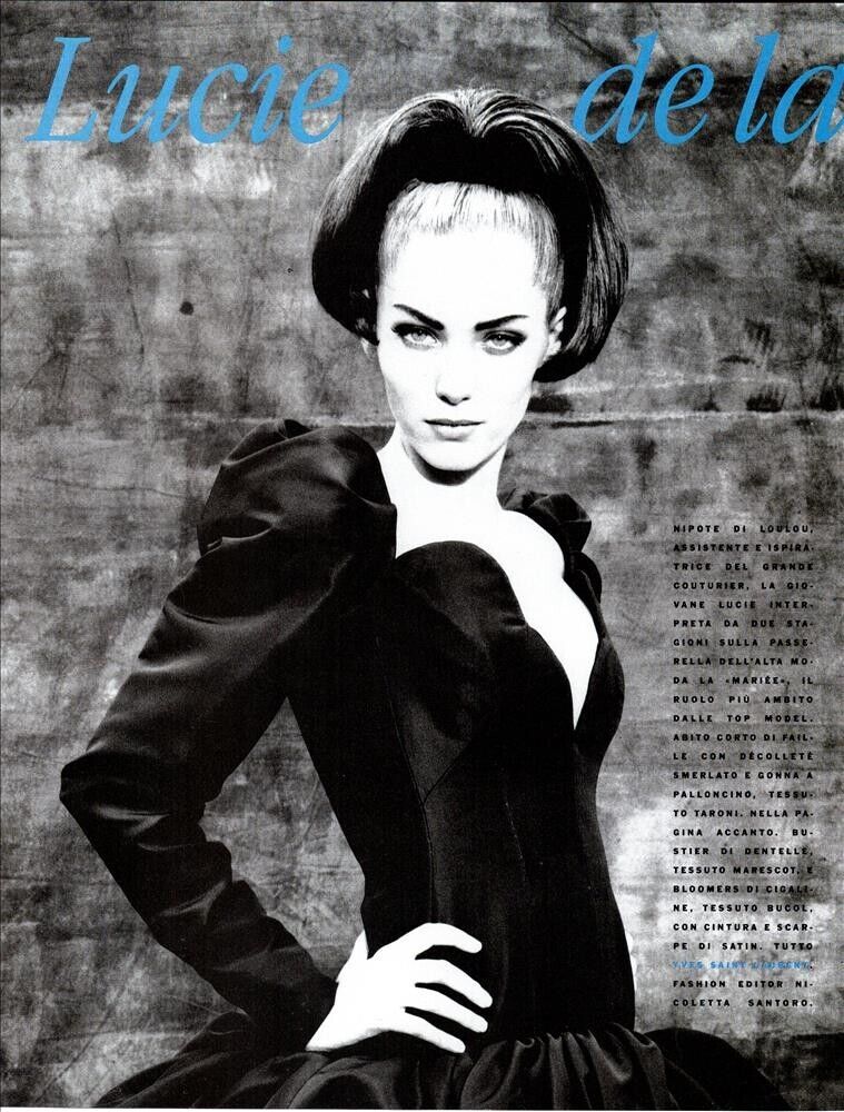 Yasmin Le Bon CHRISTY TURLINGTON Lucie de la Falaise PALOMA PICASSO Vogue Italia