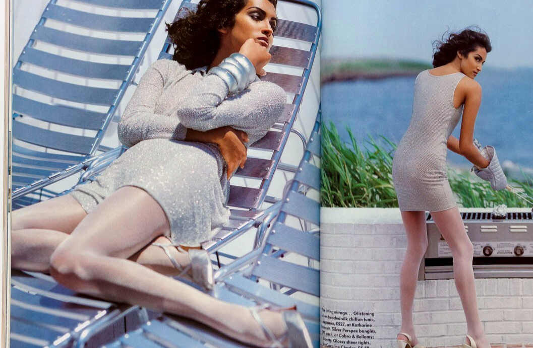 Linda Evangelista TATJANA PATITZ Yasmeen Ghauri VOGUE October 1991 Givenchy DIOR