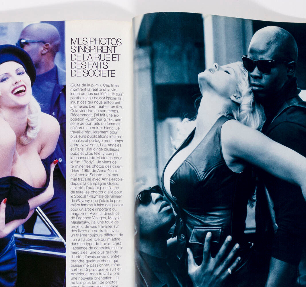 STEPHANIE SEYMOUR Anna Nicole Smith ESTELLE LEFEBURE Jennifer Driver FR magazine