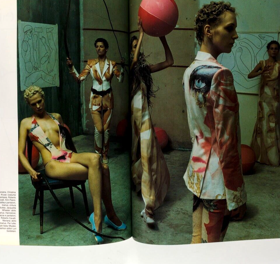 Hannelore Knuts JENNIFER GARNER Chiara Mastroianni VOGUE ITALIA 2001 Bruce Weber