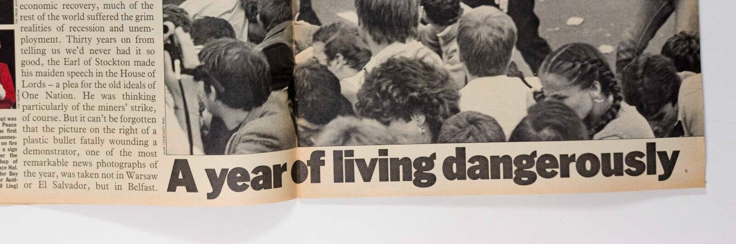 Boy George CULTURE CLUB Miners Strike BELFAST Princess Diana OBSERVER MAGAZINE