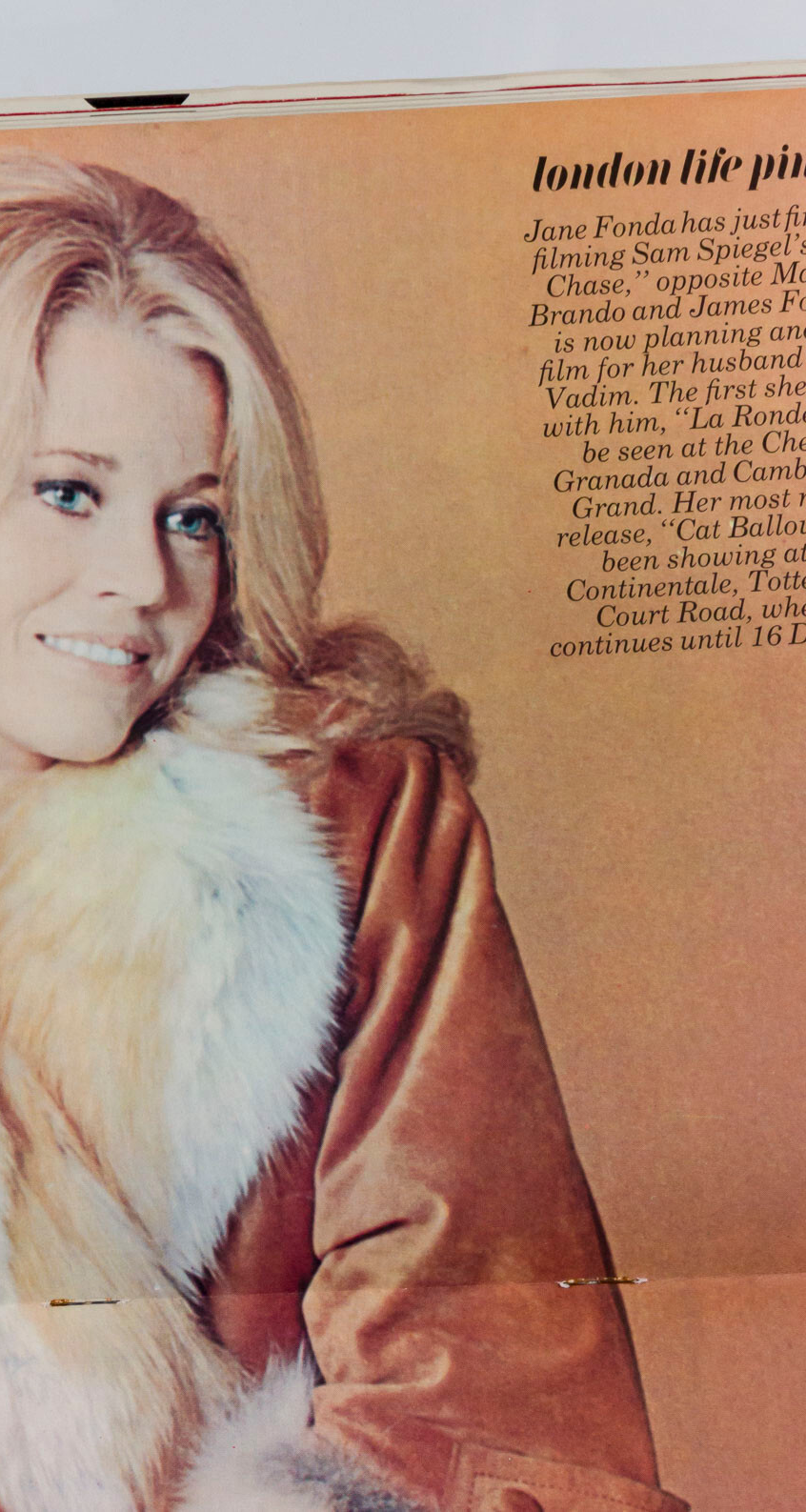 ALAN ALDRIDGE Jill Kennington BRITT EKLAND London Life magazine December 11 1965
