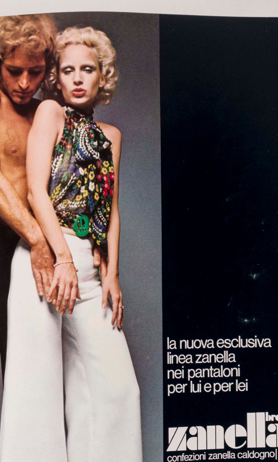 Richard Chamberlain YVES SAINT LAURENT Triumph L'UOMO VOGUE October 1972 Toscani