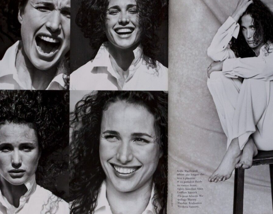 Andie MacDowell LOUISE BOURGEOIS Bridget Hall NAOMI CAMPBELL Japan PARIS VOGUE