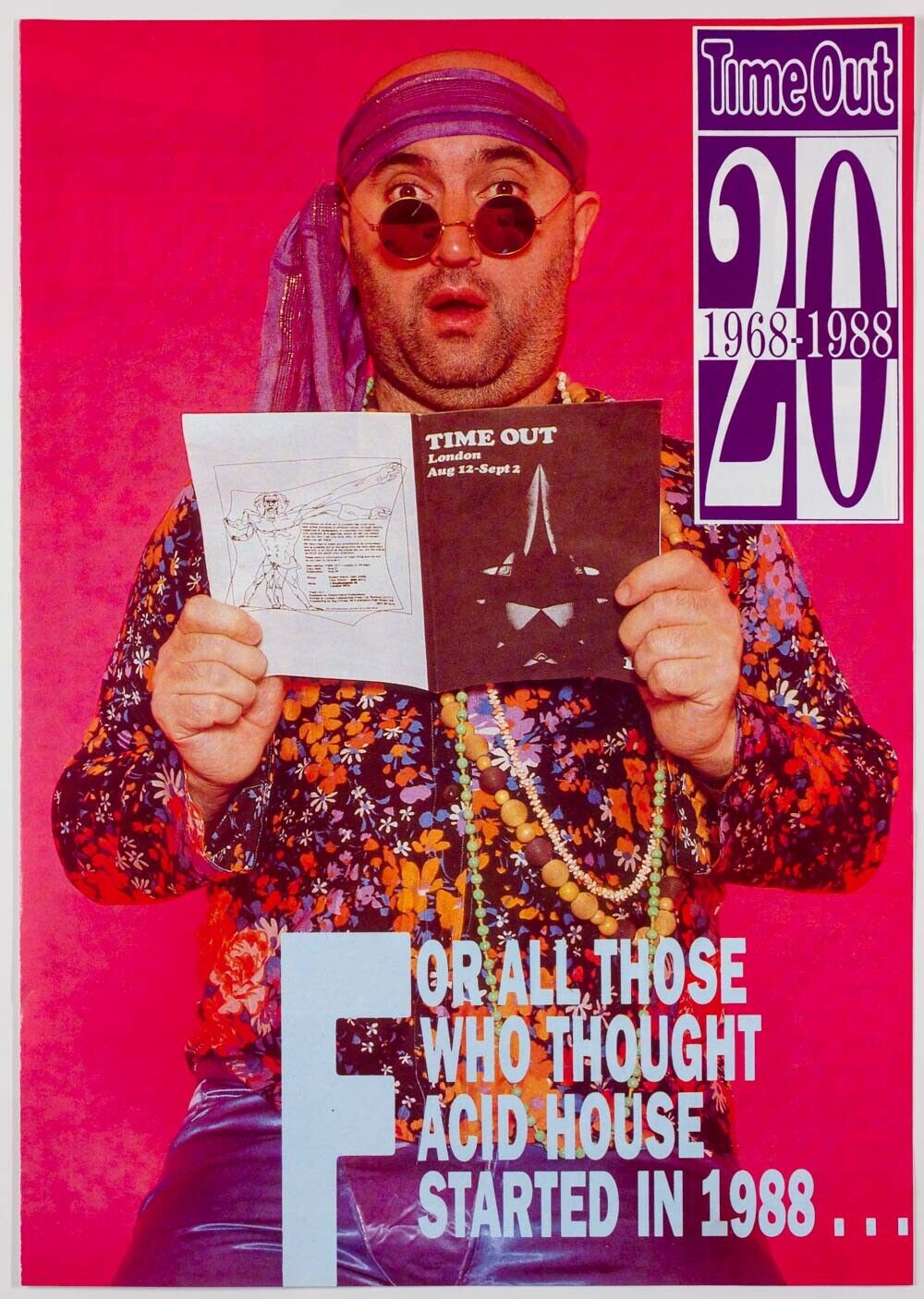 1st issue TIME OUT LONDON Alexei Sayle MARC BOLAN David Bowie 1968-1988 magazine