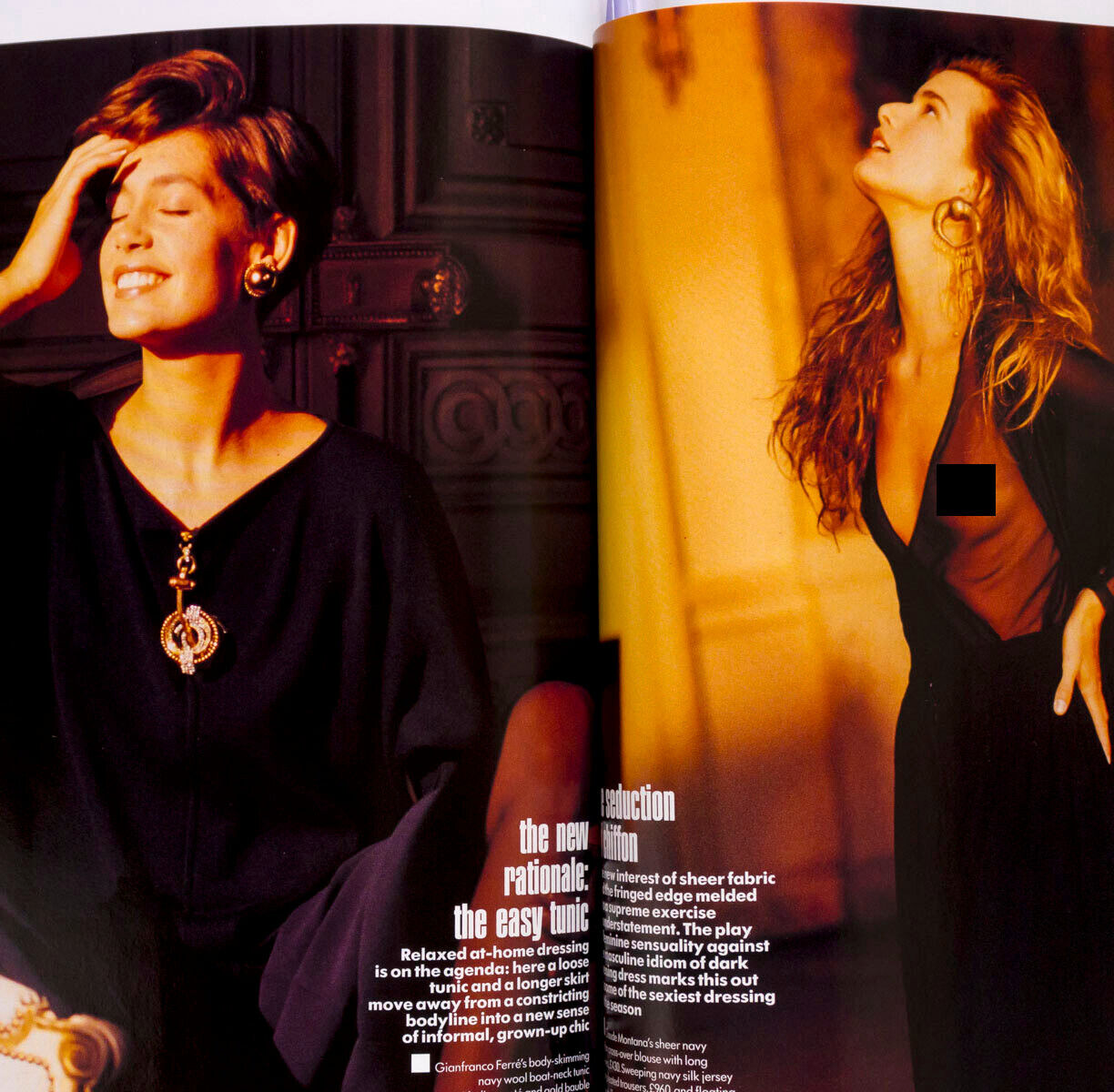 MADONNA 1st Vogue TATJANA PATITZ Linda Evangelista CINDY CRAWFORD Yasmin Le Bon