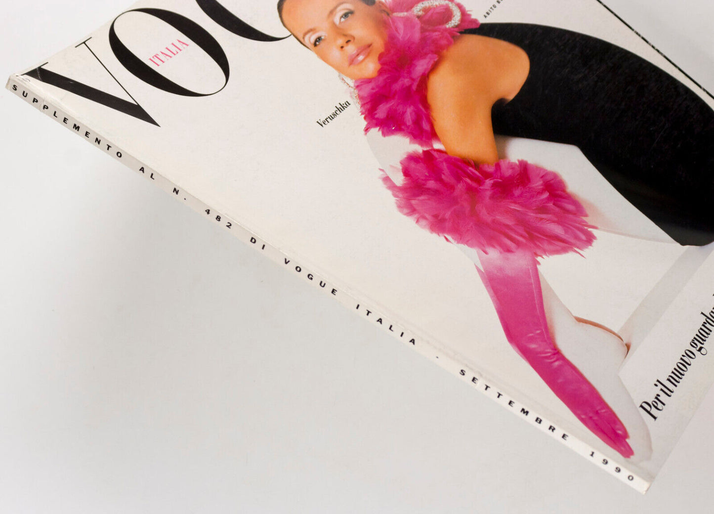 Veruschka BLUMARINE Vanessa Duve NEIL KIRK Vogue Italia Wool magazine supplement