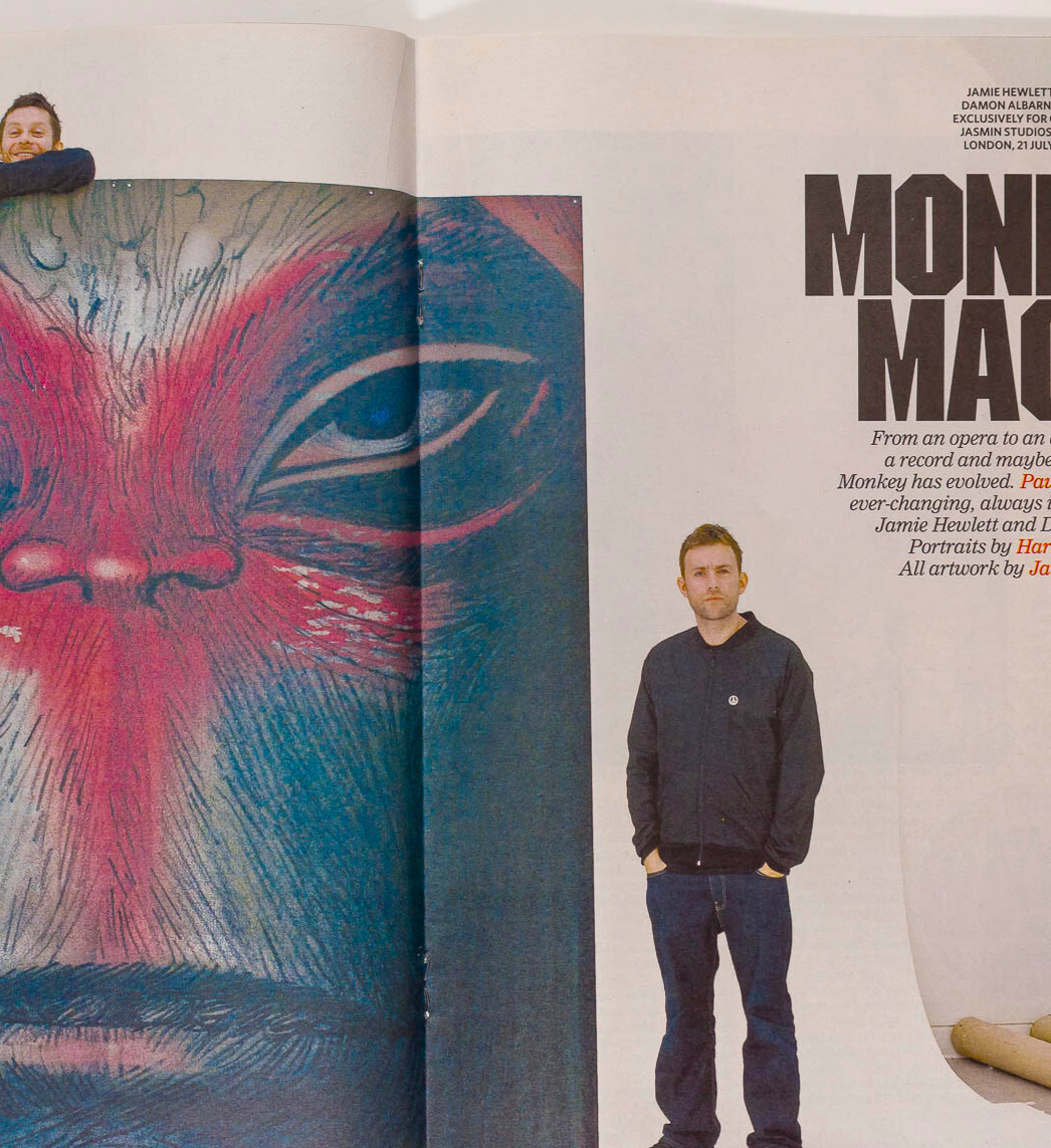 JAMIE HEWLETT Damon Albarn KATY PERRY Will Young OBSERVER Music Monthly magazine