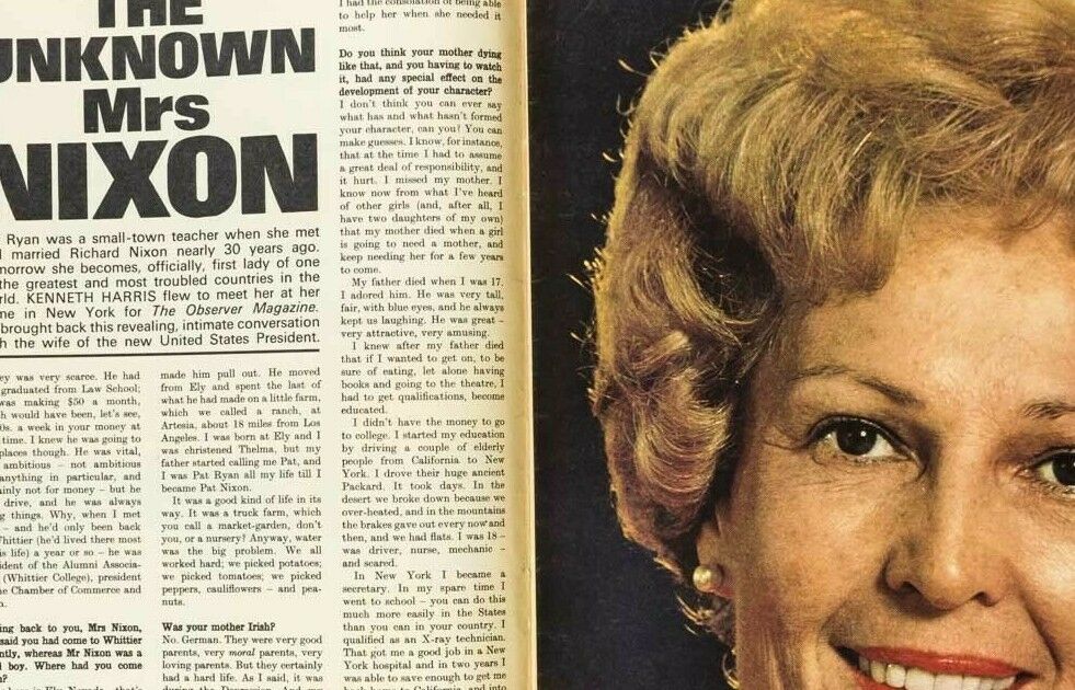 BIBA HAUTE COUTURE MAIL ORDER by HELMUT NEWTON Mrs Nixon ANZIO Observer magazine