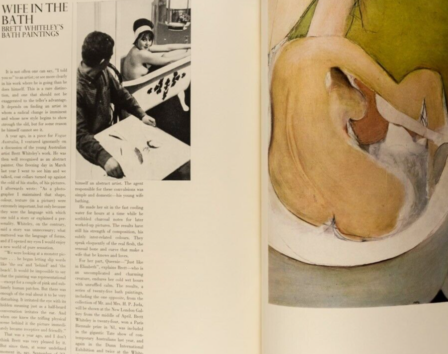 Jean Shrimpton HELMUT NEWTON Brett Whiteley BERNARD BUFFET Phantom RR MG B VOGUE