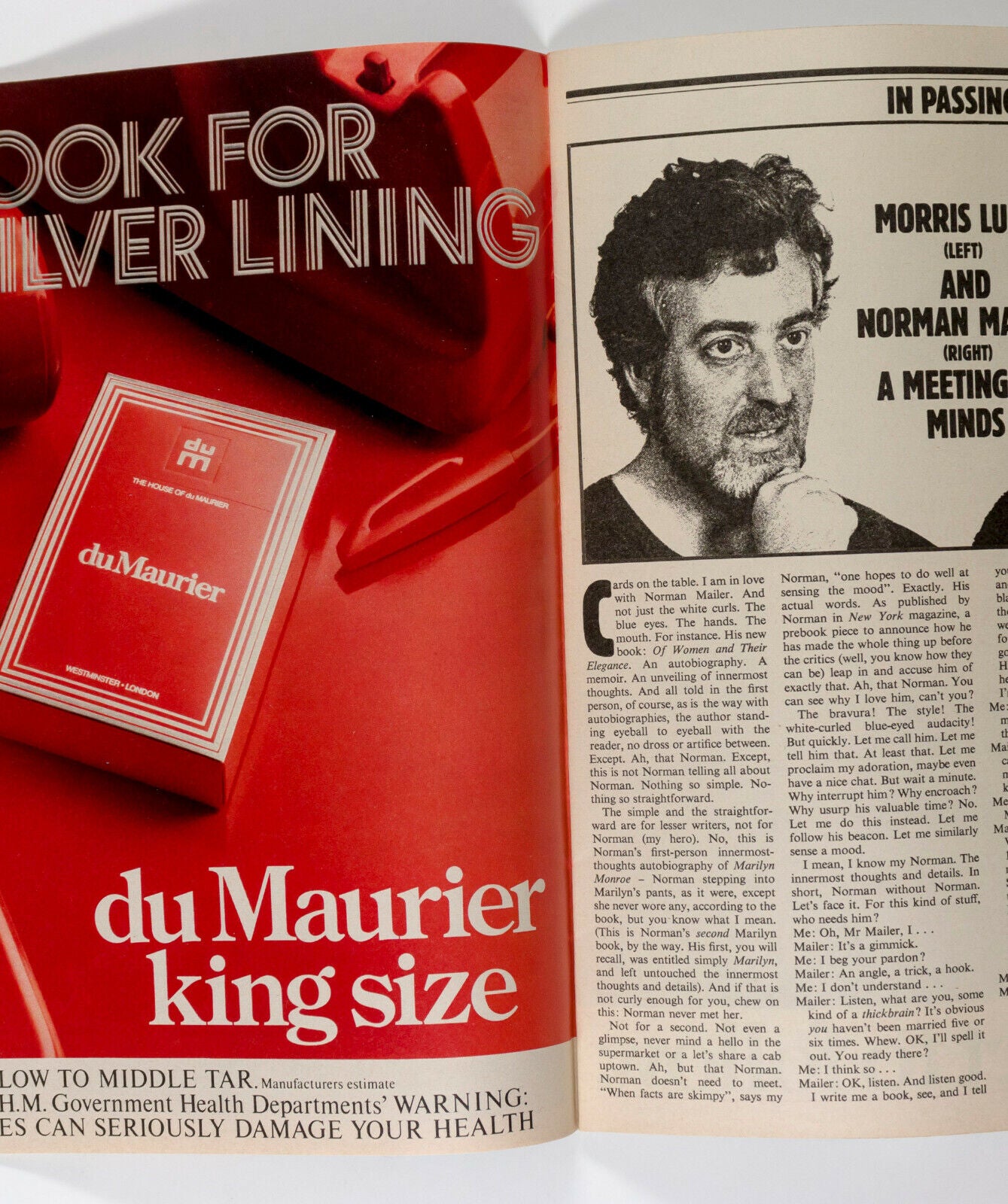 MARILYN MONROE Linda Kerridge DONALD SUTHERLAND Auberon Waugh TELEGRAPH magazine