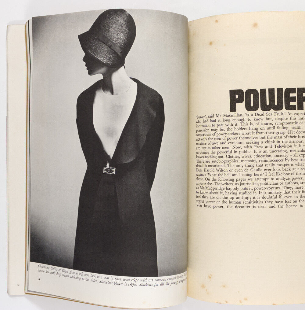 COURREGES Hiroko Matsumoto JEANLOUP SIEFF Art Kane BARRY FANTONI Queen magazine