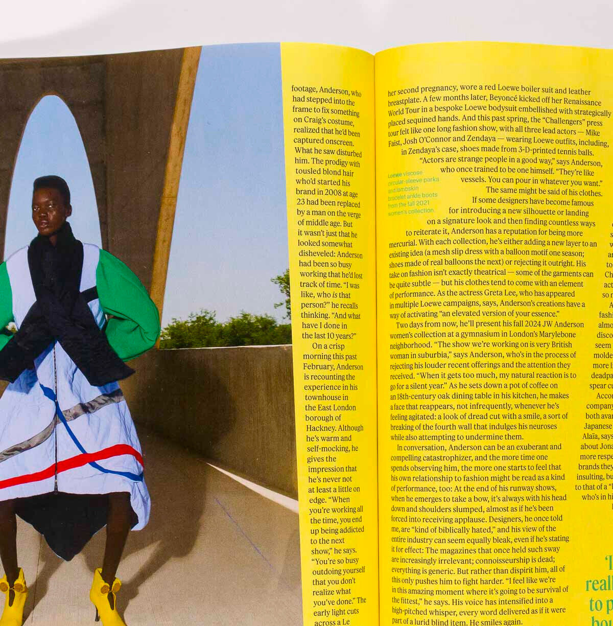 FLORENCE WELCH Lorna Simpson JW Anderson THEASTER GATES NY Times Style magazine