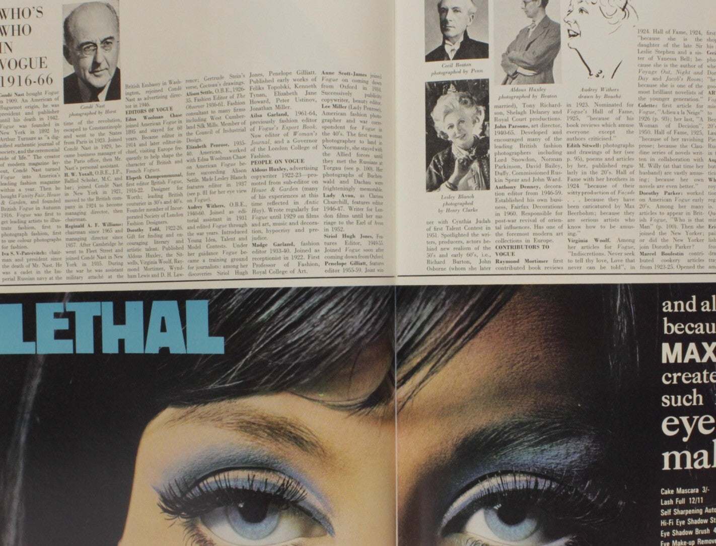 TWIGGY Audrey Hepburn DONYALE LUNA Vogue 1966 HELMUT NEWTON Jubilee GRACE KELLY