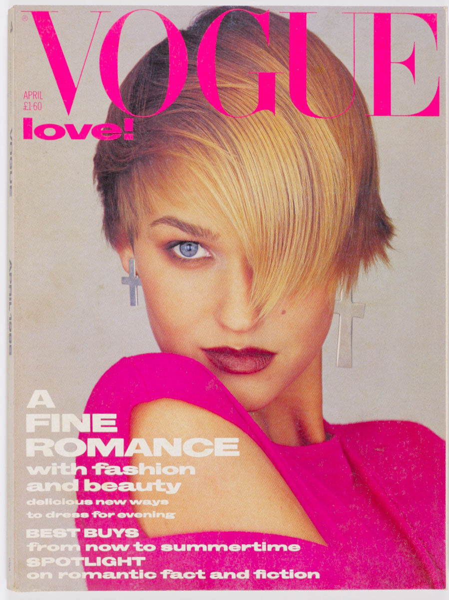 Michelle Eabry PATRICK DEMARCHELIER Manolo Blahnik drawing 1980's FASHION Vogue