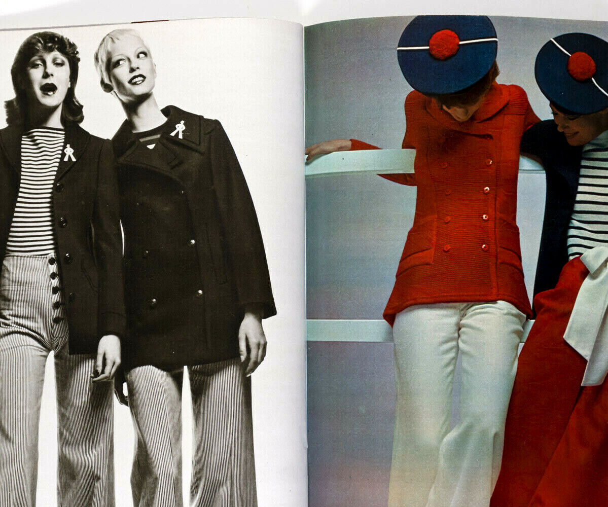 Ann Schaufuss GUY BOURDIN Twiggy KEN RUSSELL Kenzo NAUTICAL FASHION French  Elle