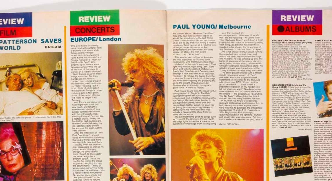 MADONNA Paul Weller BOY GEORGE Smash Hits Australia May 1987 Janet Jackson QUEEN