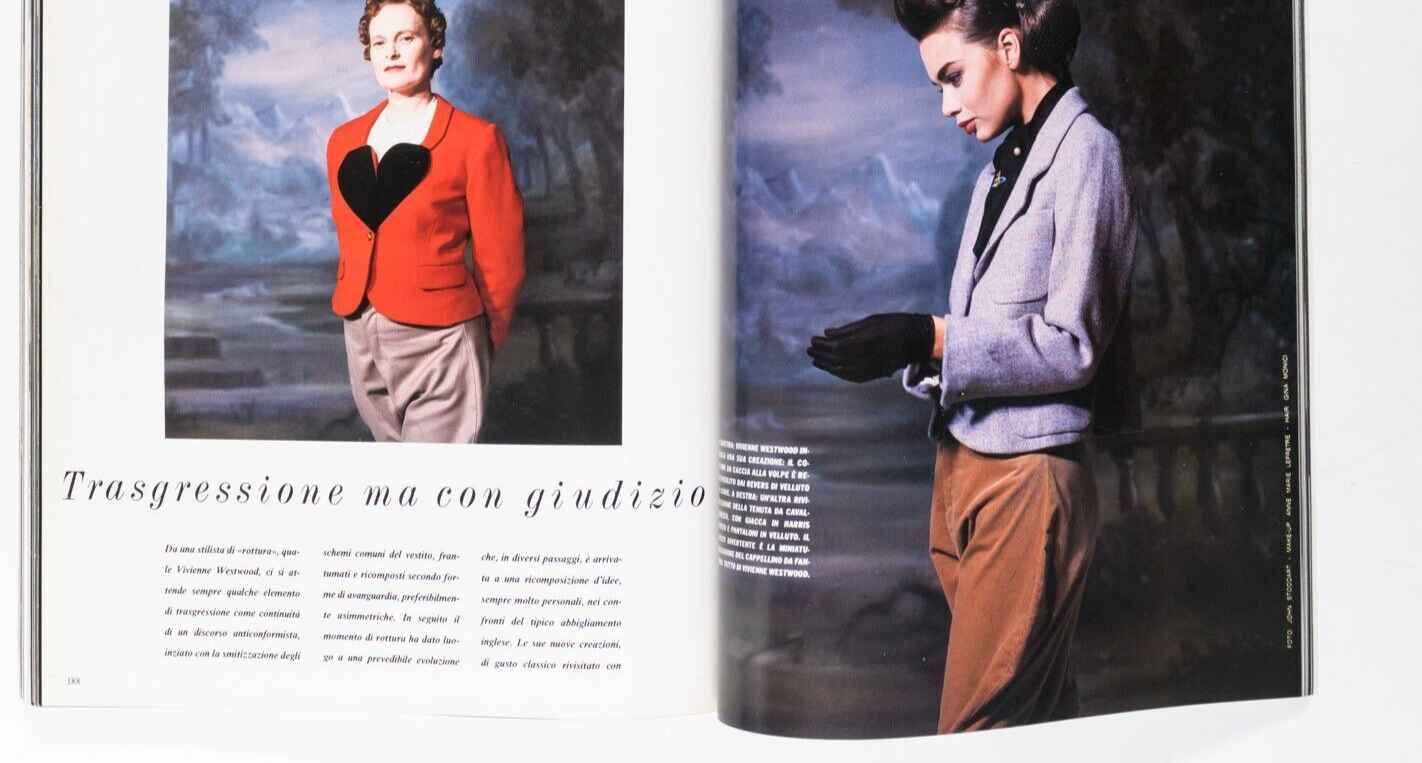 Kirsten Owen VIVIENNE WESTWOOD Francois Berthoud JOHN STODDART ~ VANITY magazine