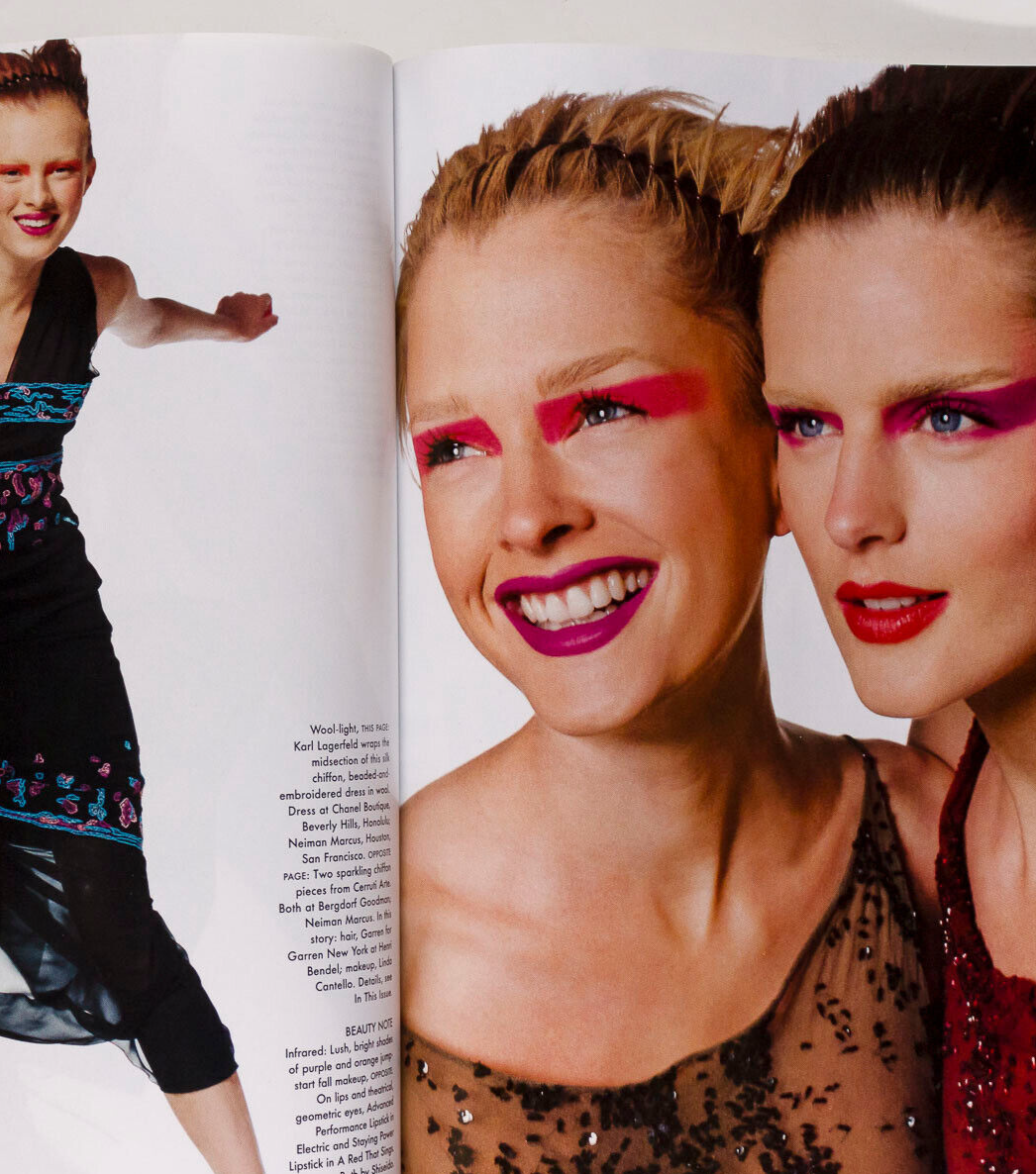 LINDA EVANGELISTA Bruce Weber CAROLYN MURPHY Vogue September 1997 Alek Wek JPG