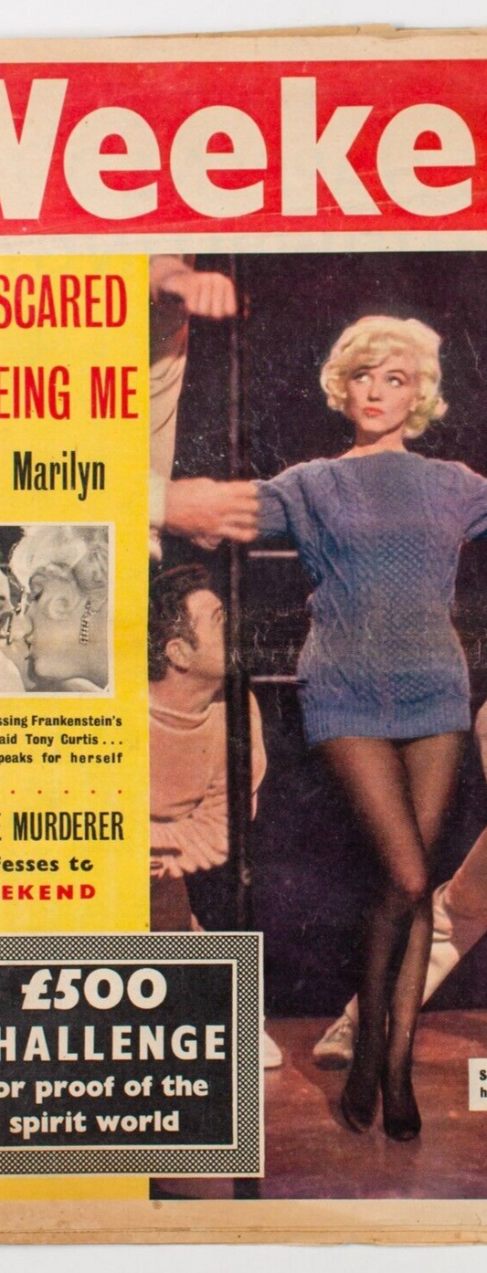 MARILYN MONROE INTERVIEW Tony Curtis NIAGARA Chief Odongo ~ 60s Weekend magazine