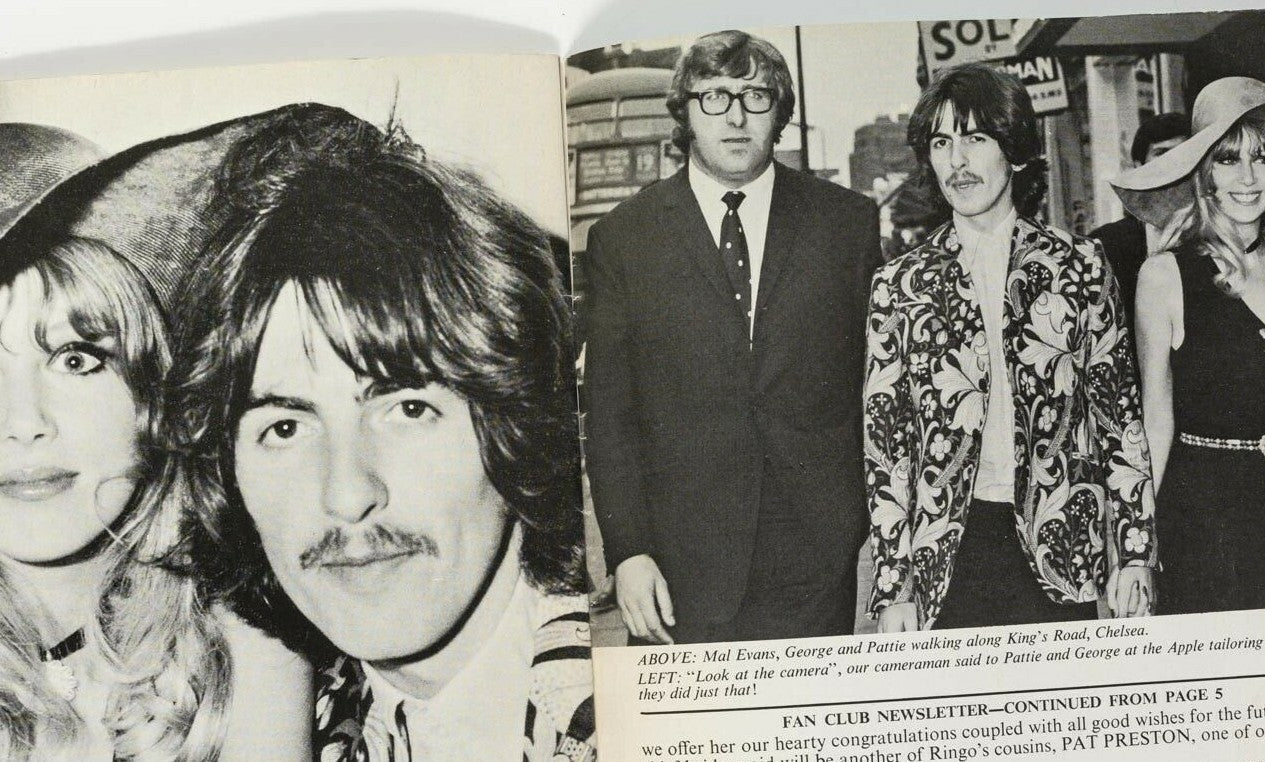 PATTIE BOYD George Harrison JOHN LENNON EMI Ringo BEATLES MONTHLY BOOK magazine