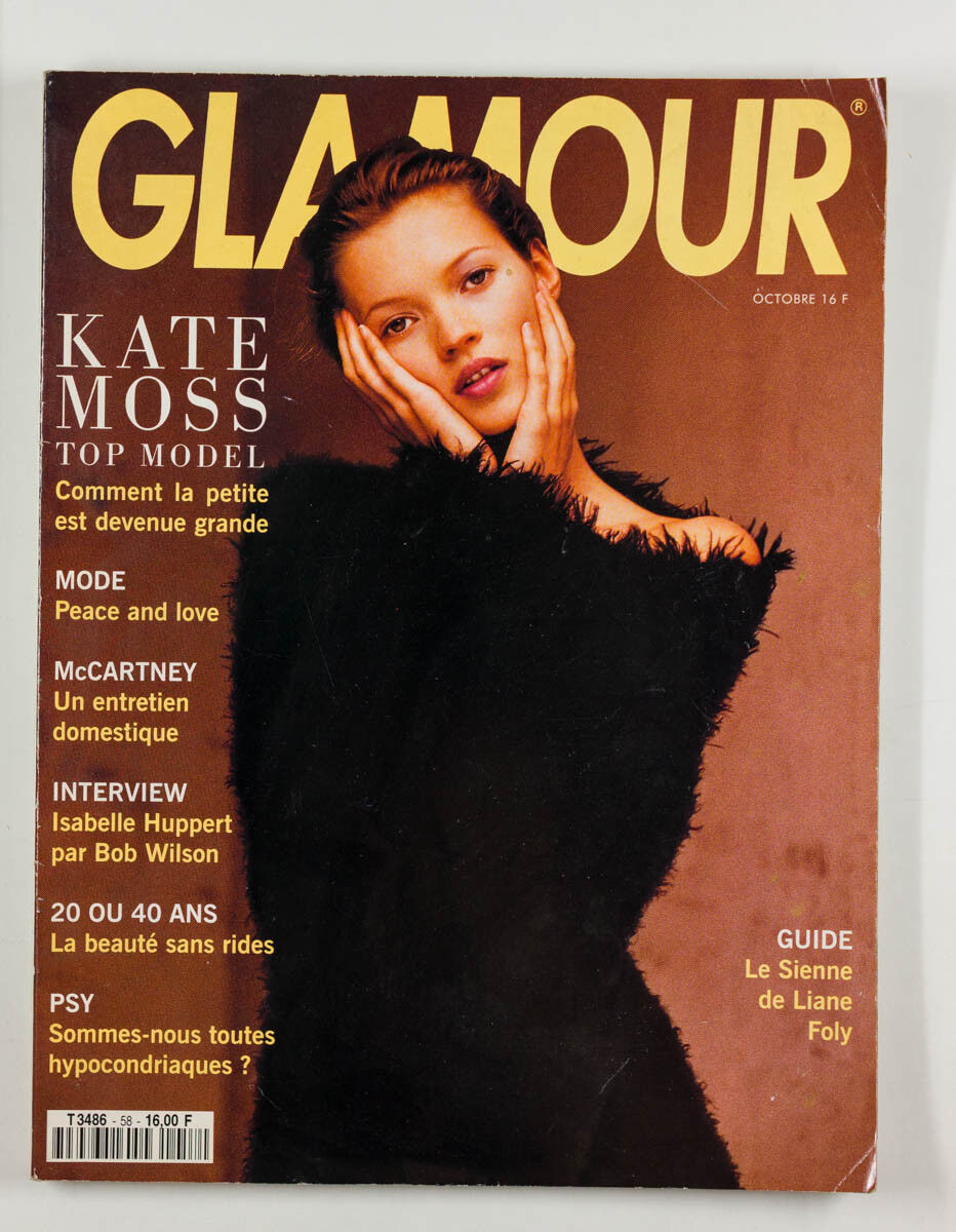 Kate Moss ISABELLE HUPPERT Bob Wilson LIANE FOY Sienna FRENCH GLAMOUR magazine