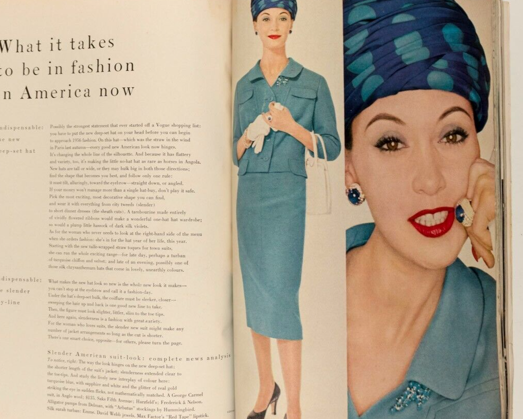 Evelyn Tripp FONSSAGRIVES Patchett US VOGUE Feb 1956 Suzy Parker JAYNE MANSFIELD