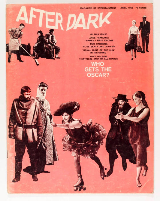 Barbra Streisand MAGGIE SMITH Vanessa Redgrave AFTER DARK magazine April 1969 US