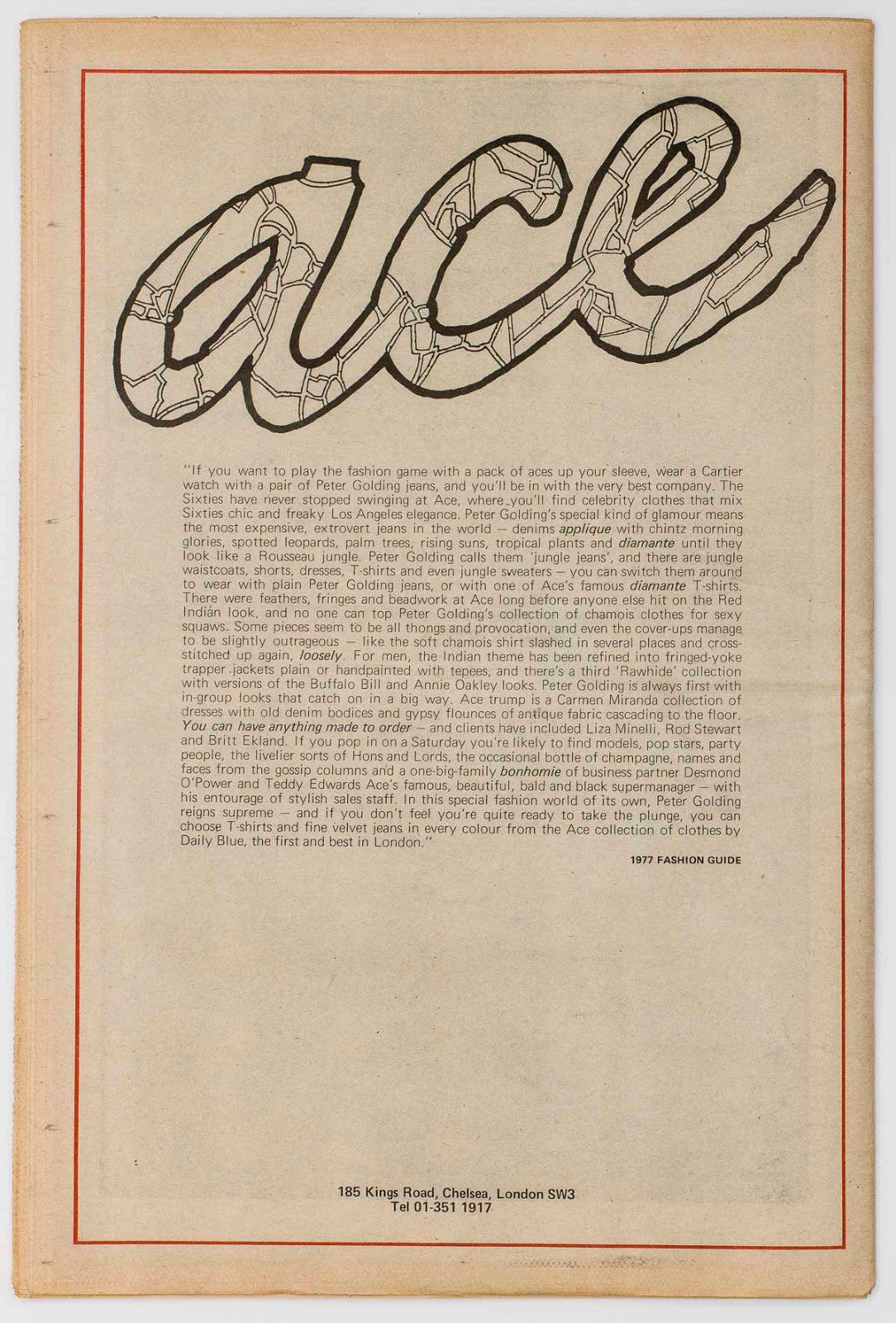 Ossie MARIE HELVIN Donald Sutherland JAMES DEAN Dennis Stock RITZ newspaper 1977