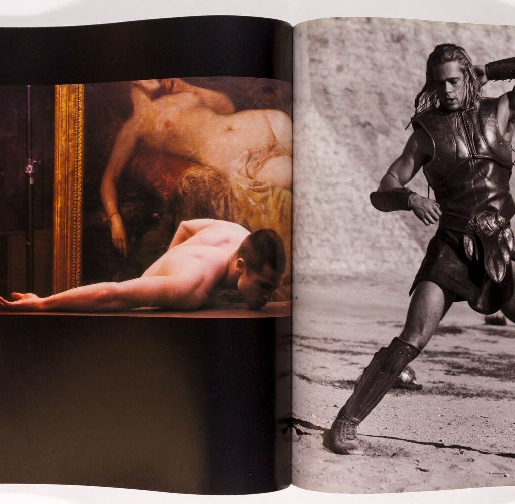 Brad Pitt STEVEN KLEIN James Spader L'UOMO VOGUE May 2004 Kevin Bacon BLONDE 351