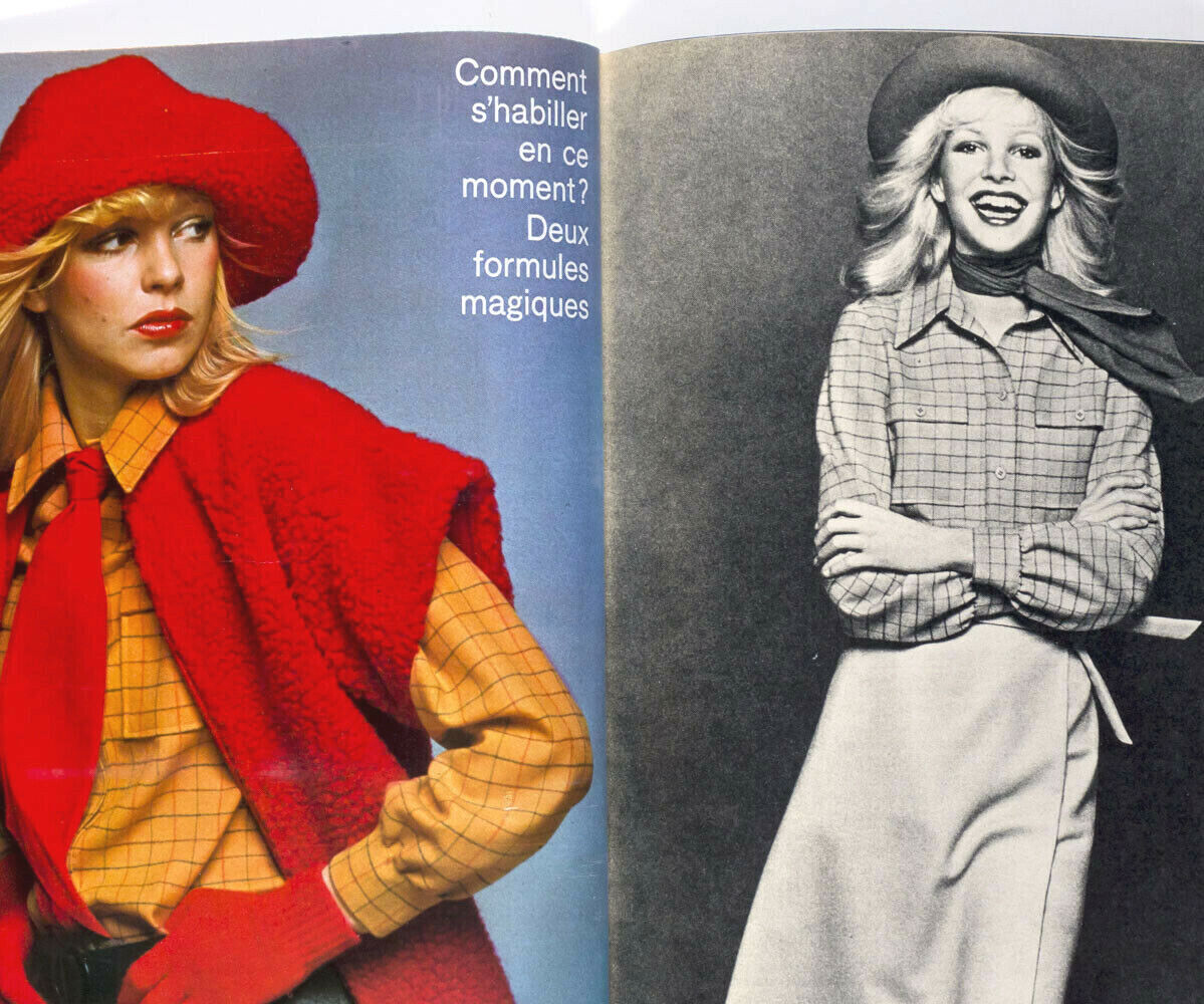 Ann Schaufuss GUY BOURDIN Twiggy KEN RUSSELL Kenzo NAUTICAL FASHION French  Elle