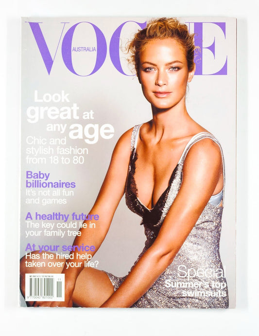 Carolyn Murphy BEYONCE Swimwear VOGUE AUSTRALIA November 2003 Chic AUSTRALIAN