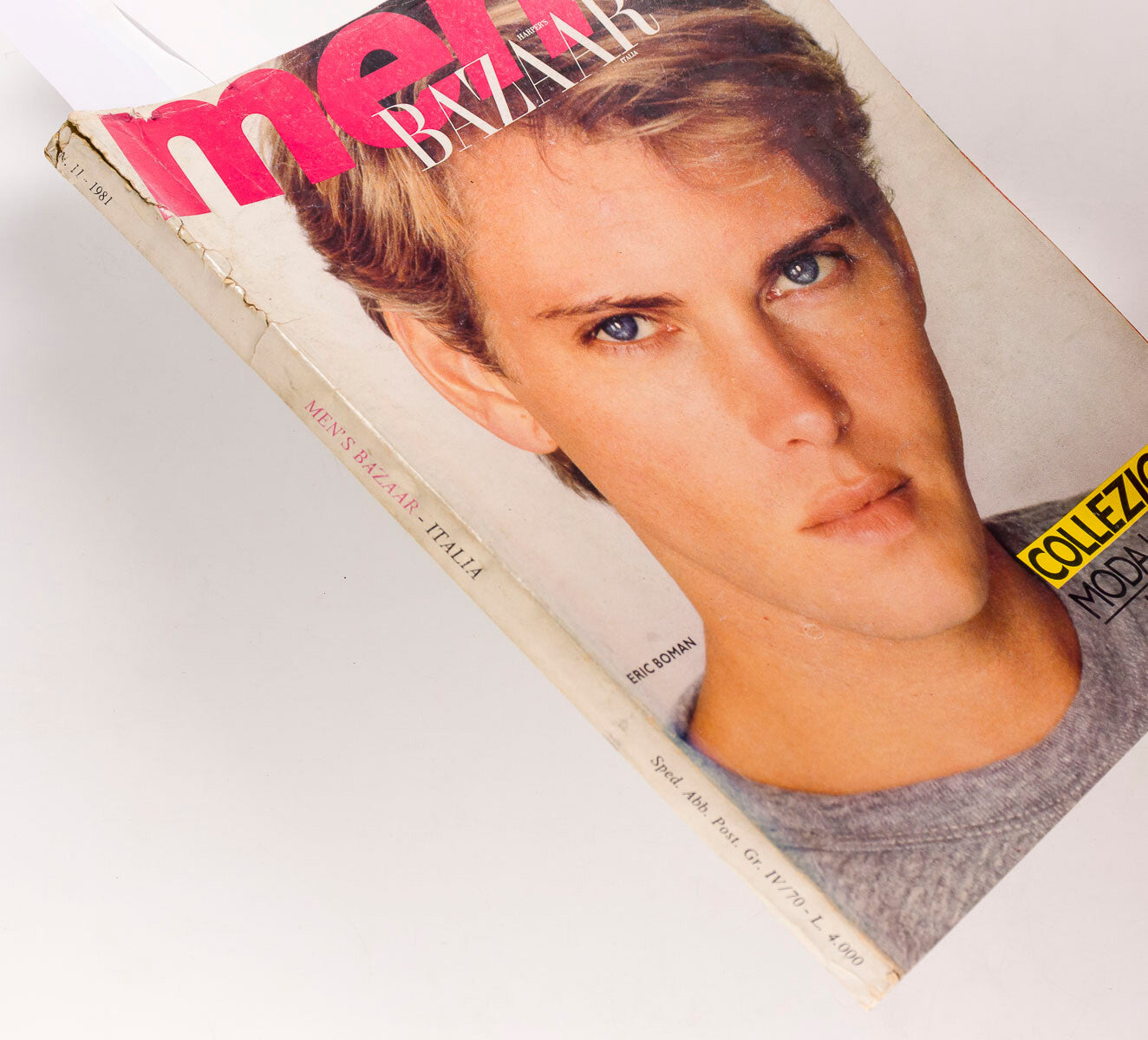 ERIC BOMAN male models 80s menswear VTG Piaget MEN'S HARPER'S BAZAAR ITALIA UOMO