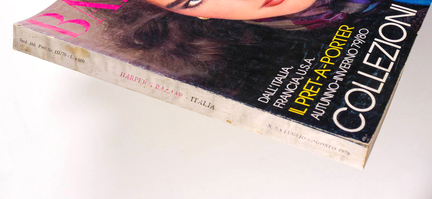 BROOKE SHIELDS Janice Dickinson GIA CARANGI Harpers Bazaar Italia July 1979 RARE