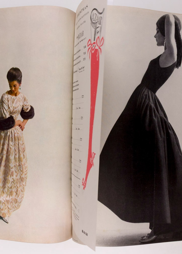Ruth Neumann Derujinsky BALENCIAGA Givenchy HARPERS BAZAAR November 1960 Freud