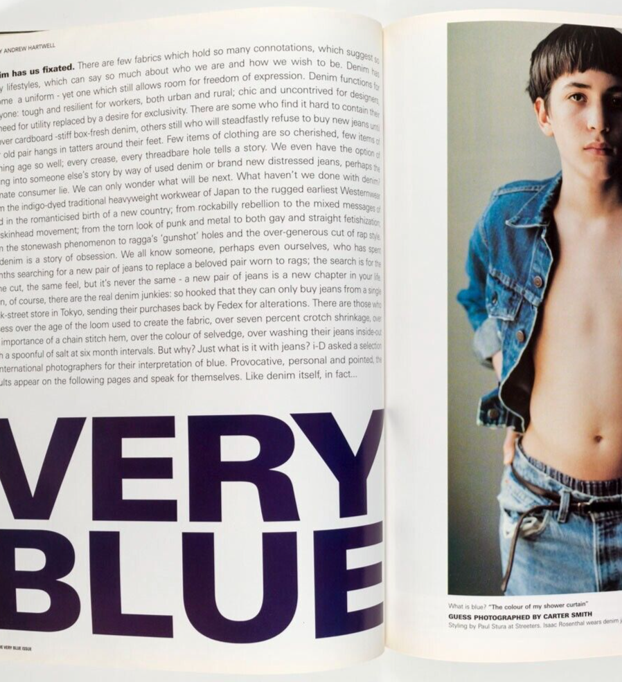 Erin O'Connor CHLOE SEVIGNY Mark Borthwick JUERGEN TELLER Kirsten Owen BLUE i-D
