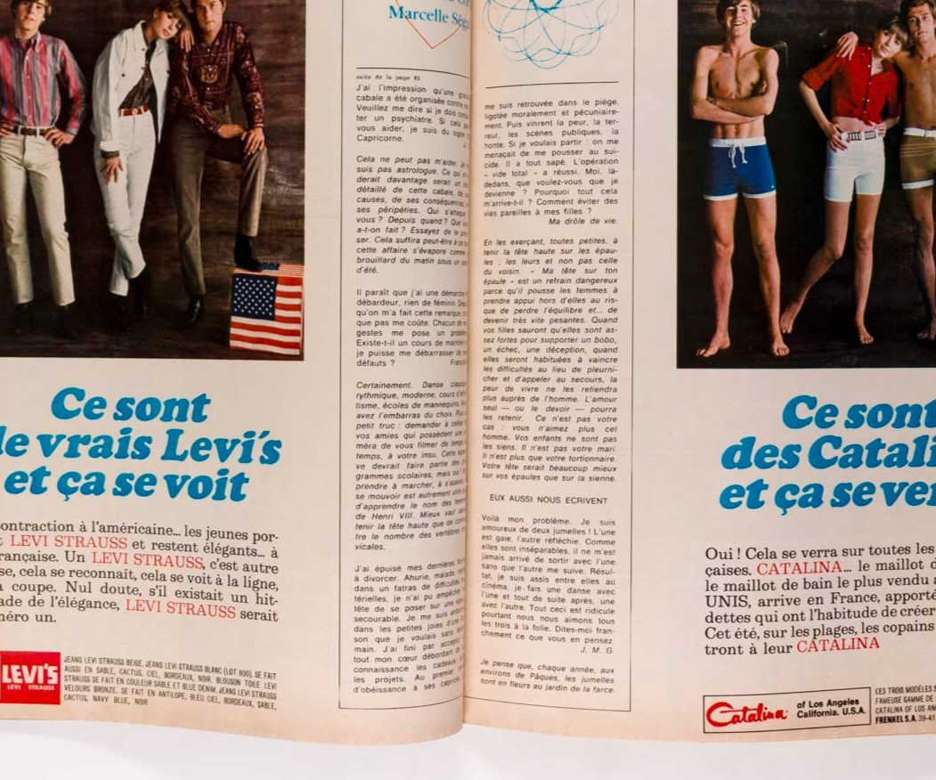 AUDREY HEPBURN Cecilia PETER KNAPP Elle magazine 21 April 1966 Chloe OP ART Dior
