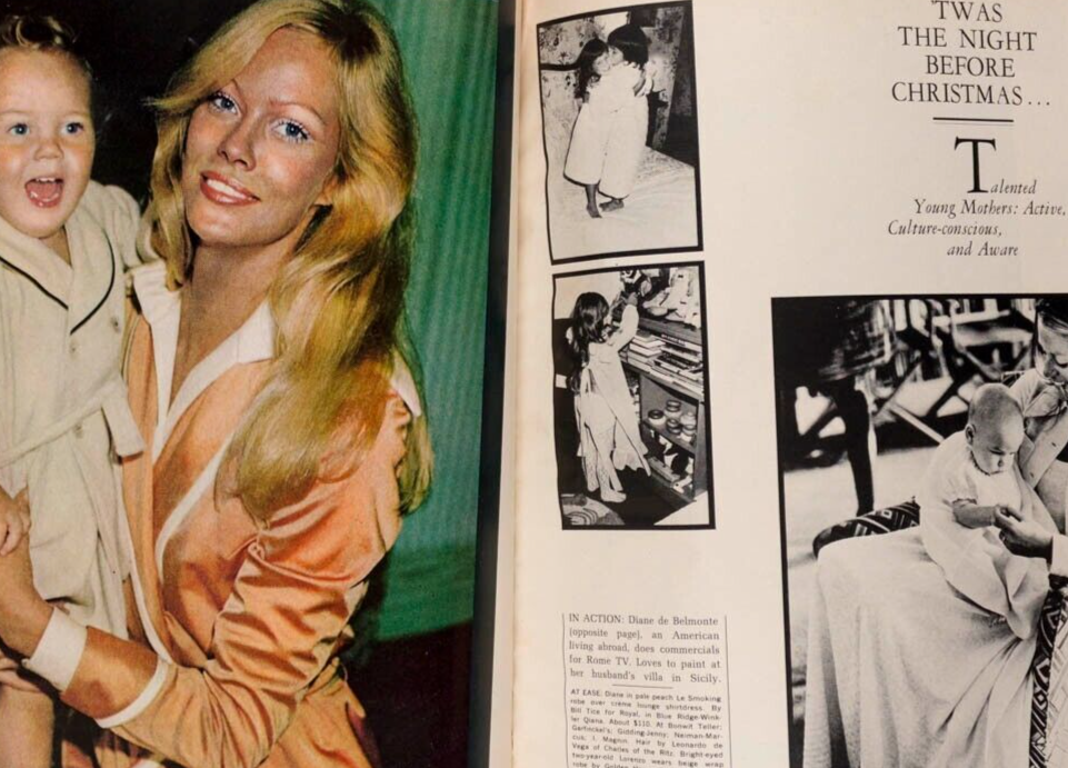 Twiggy HILDEGARD NEF Woody Allen HARPERS December 1971 Cybill Shepherd GUCCI vtg
