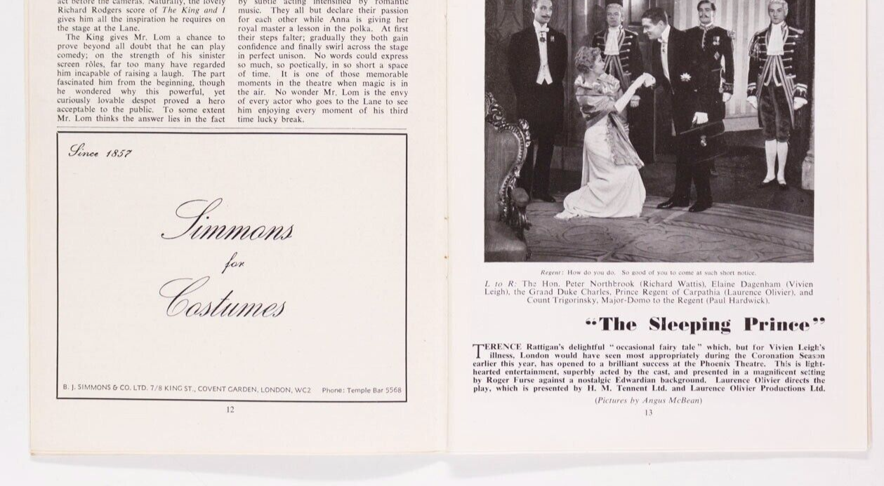 Vivien Leigh LAURENCE OLIVIER Angus McBean JULIE ANDREWS  Theatre World magazine