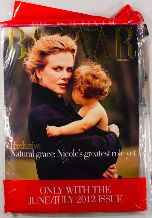 NICOLE KIDMAN Grace AUSTRALIA Harper's Bazaar magazine 2012 June VTG Sealed RARE