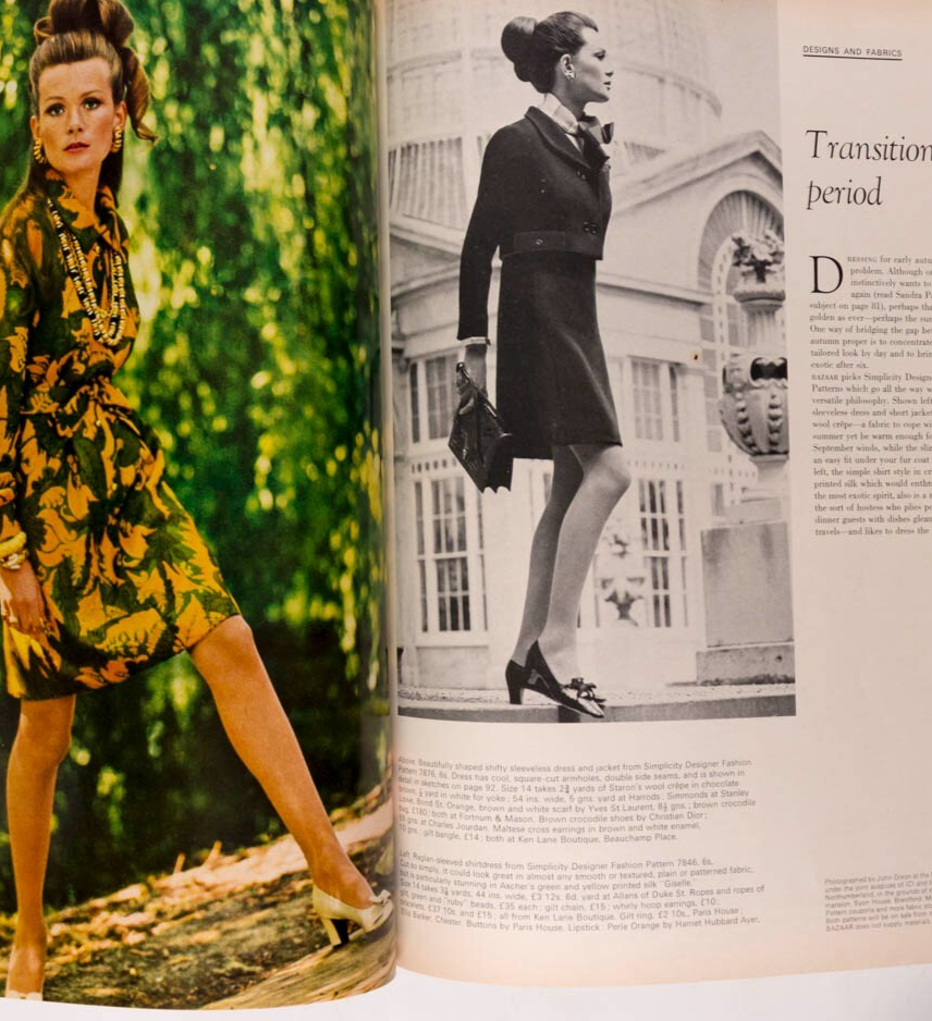VANESSA REDGRAVE Sandra Paul MOYRA SWAN Harper's September 1968 JOHN DONALD Heim